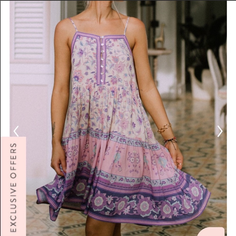 RESERVED!! Portobello Road Strappy Mini Dress